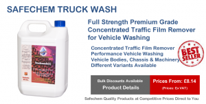 Safechem Truck Wash Vehicle Cleaning Products
