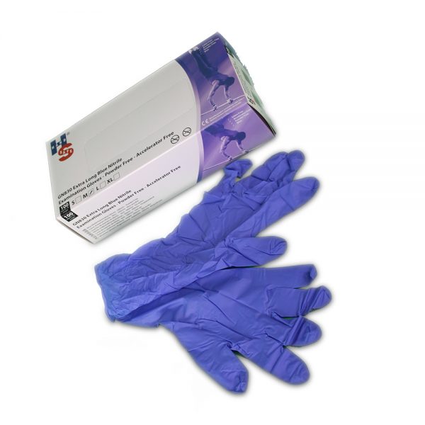 Nitrile Gloves extra long